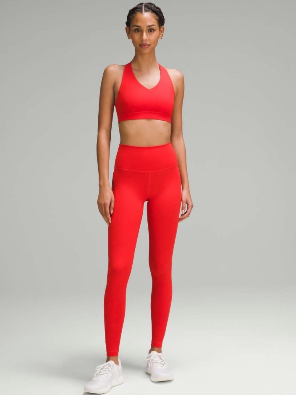 Lululemon Wunder Train High-Rise Tight 28" Hot Heat